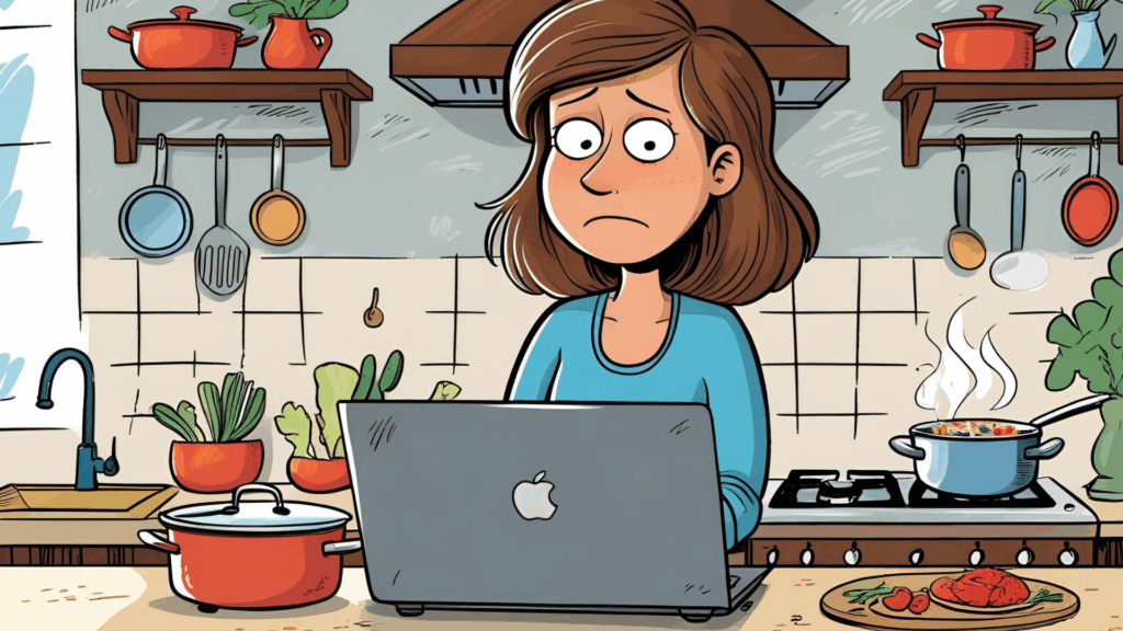 Illustrating a working parent