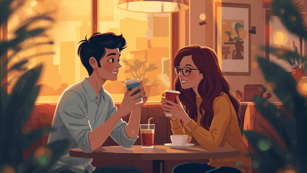 This image illustrates the importance of dating in marriage